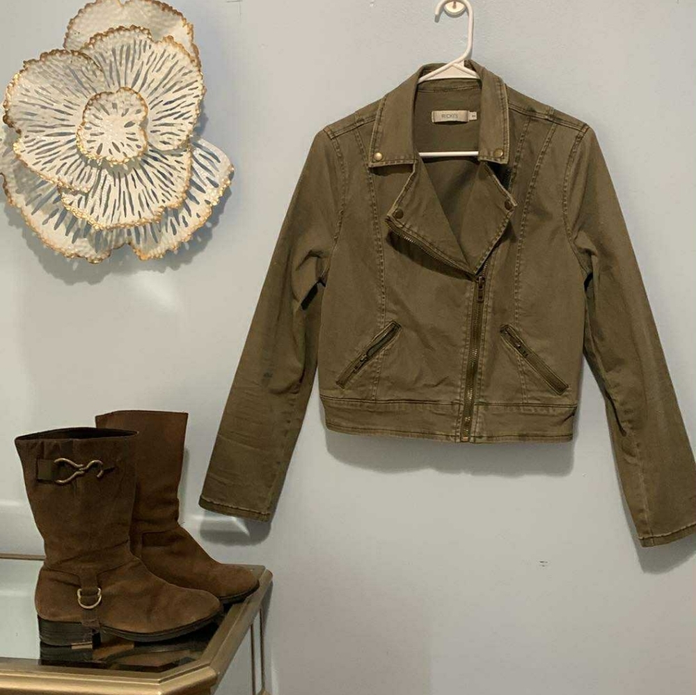 Rickis Moto Crop Jacket - Picture 1 of 4
